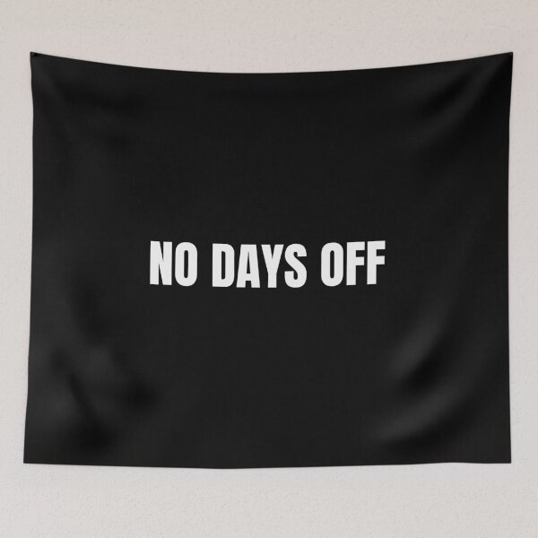 Item preview, No Days Off (White) designed and sold by ShipCrewNation.