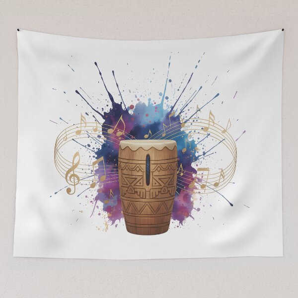 Item preview, Teponaztli – Ethnic Rhythm World Music Day designed and sold by Art-Arcade6.