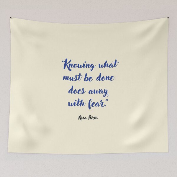 Item preview, Knowing what must be done . . . Rosa Parks Quotation designed and sold by CharlottePlaceArt.