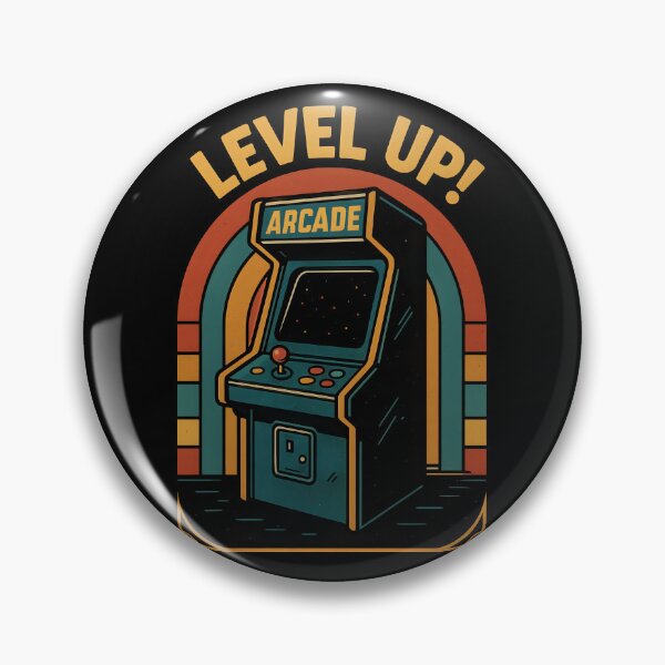 Item preview, Level Up Arcade Retro Gaming Machine Vintage Gamer Design. designed and sold by The-T-In-Retro.