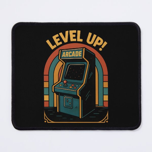 Item preview, Level Up Arcade Retro Gaming Machine Vintage Gamer Design. designed and sold by The-T-In-Retro.