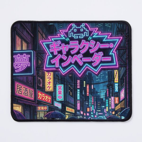 Item preview, Rain-Slicked Tokyo Night Arcade | Cyberpunk Japan Neon Dream Art designed and sold by UltimateJapan.