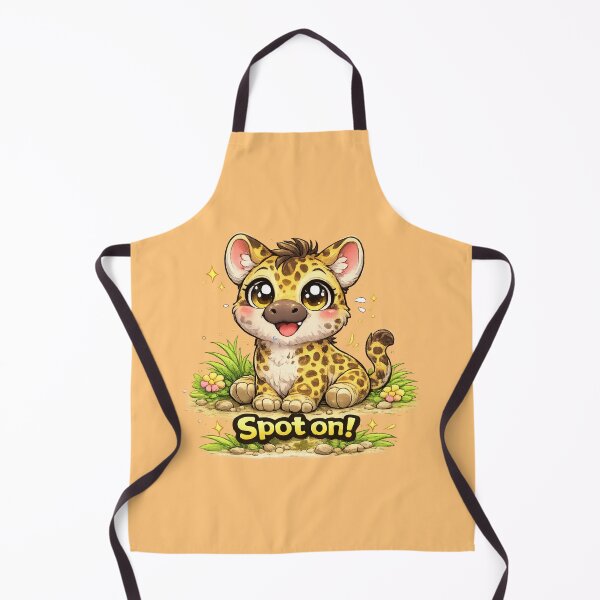 Item preview, Funny Cute Leopard Big Eyes Kawaii Cartoon Spot On Baby Leopard designed and sold by StickyDelights.