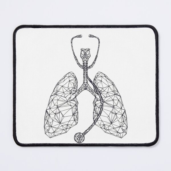 Item preview, Geometric Respiratory Therapist Design designed and sold by WornWithWit.