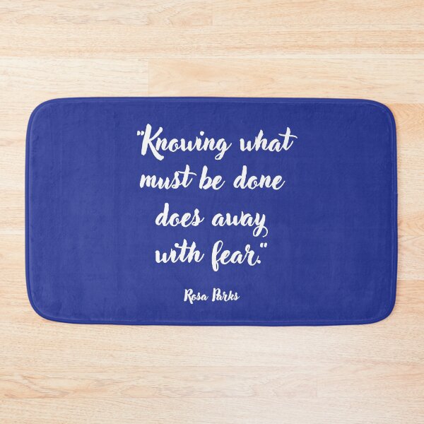 Item preview, Knowing what must be done . . . Rosa Parks Quotation designed and sold by CharlottePlaceArt.
