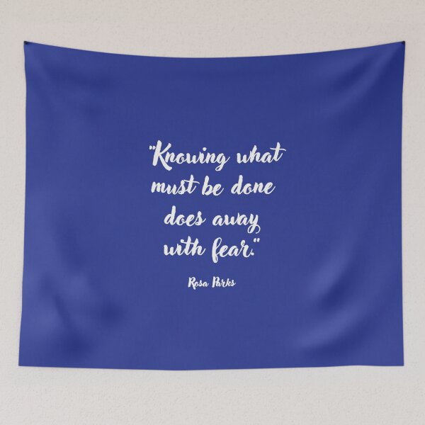 Item preview, Knowing what must be done . . . Rosa Parks Quotation designed and sold by CharlottePlaceArt.
