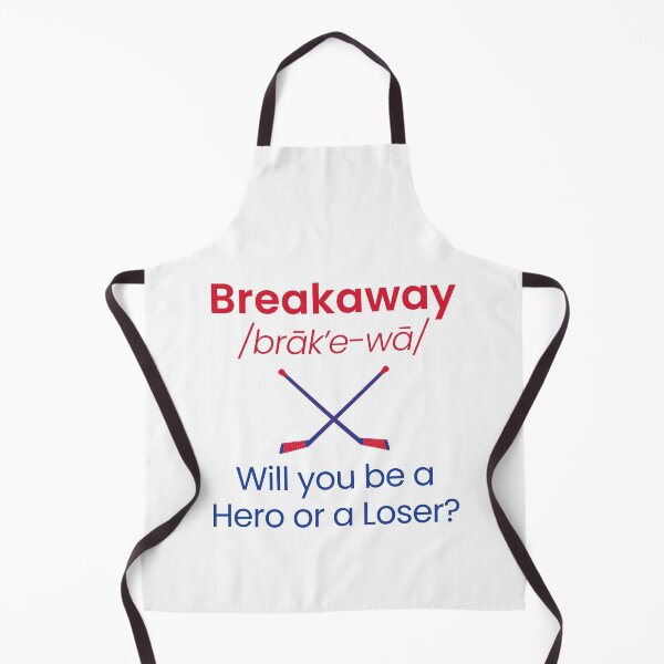 Item preview, Breakaway - Hero or Loser? New York Rangers colors. designed and sold by Hattrixz.