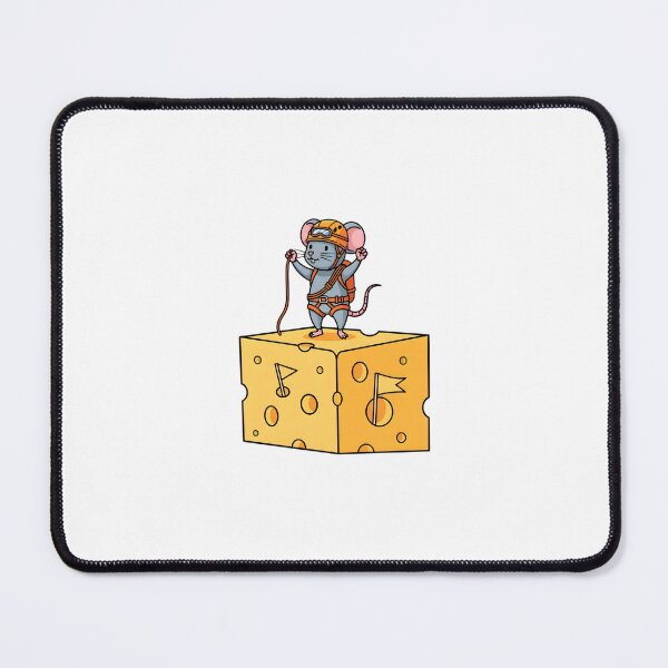 Item preview, Overprepared Mouse Climbs Cheese Mountain designed and sold by AbanoubStore.