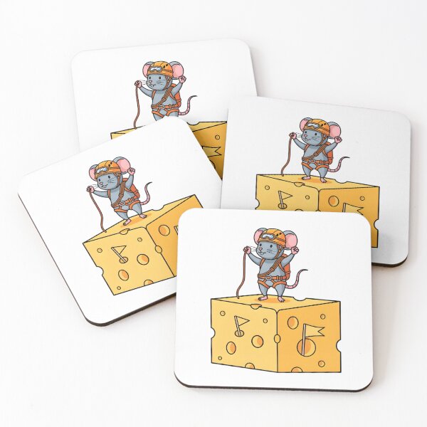 Item preview, Overprepared Mouse Climbs Cheese Mountain designed and sold by AbanoubStore.