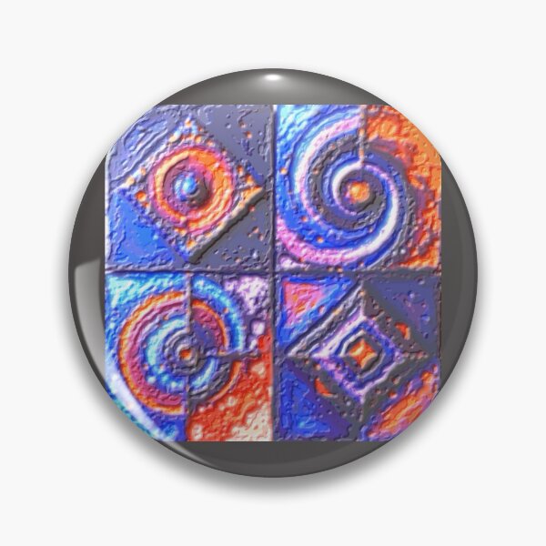 Item preview, cosmic pulse fluorescence plas colorful geometric abstract design designed and sold by SmashingDeals.