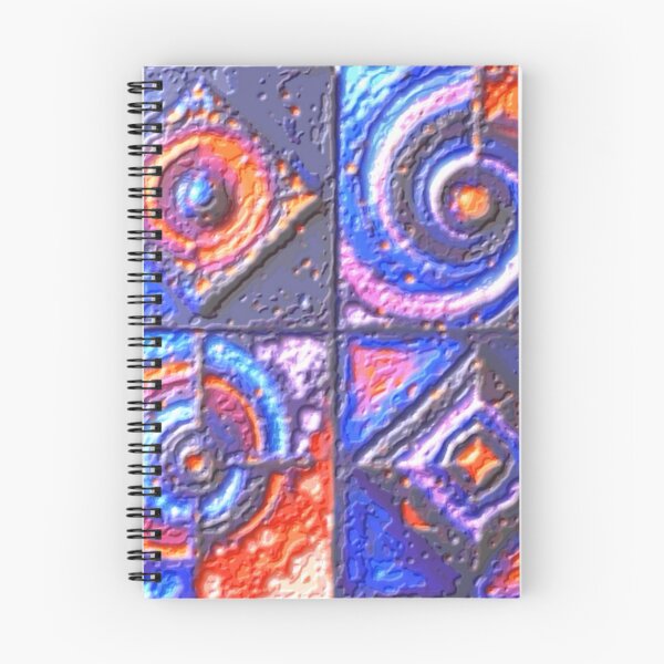 Item preview, cosmic pulse fluorescence plas colorful geometric abstract design designed and sold by SmashingDeals.