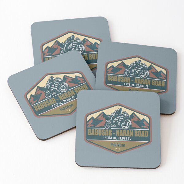 Item preview, Babusar Naran Road Himalaya Pakistan Biker Badge designed and sold by CynthiaGraphics.