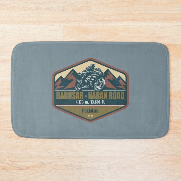 Item preview, Babusar Naran Road Himalaya Pakistan Biker Badge designed and sold by CynthiaGraphics.