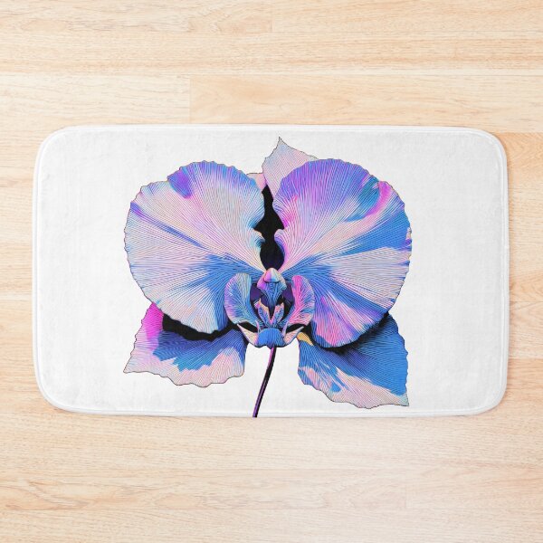 Item preview, Vaporwave Orchid Bloom - Retro Floral Illustration designed and sold by BlissxPals.
