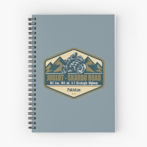 Item preview, Juglot Skardu Road Karakoram Pakistan Biker Badge designed and sold by CynthiaGraphics.