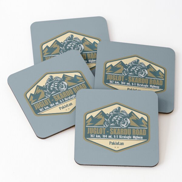 Item preview, Juglot Skardu Road Karakoram Pakistan Biker Badge designed and sold by CynthiaGraphics.