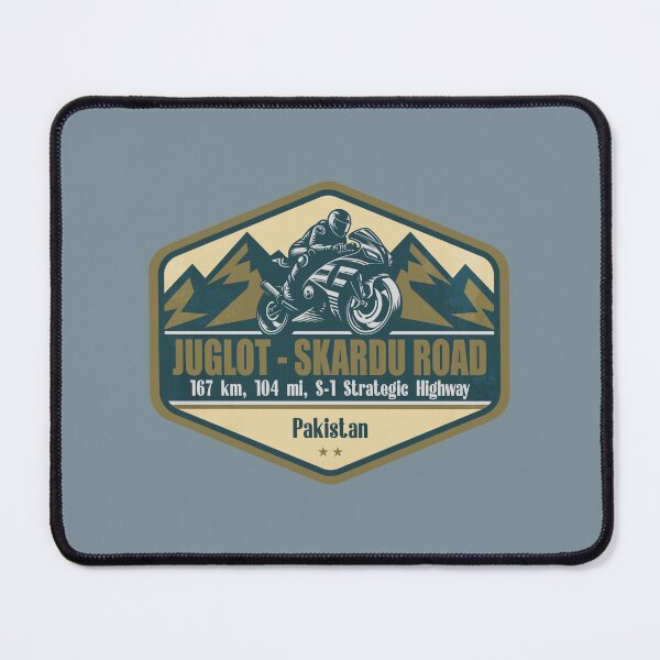 Item preview, Juglot Skardu Road Karakoram Pakistan Biker Badge designed and sold by CynthiaGraphics.