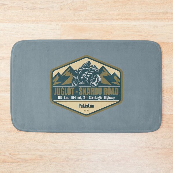 Item preview, Juglot Skardu Road Karakoram Pakistan Biker Badge designed and sold by CynthiaGraphics.
