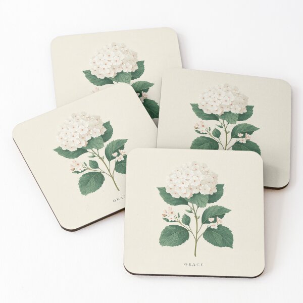 Item preview, Hydrangea Illustration – “Grace” designed and sold by BobaBunny76.