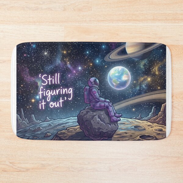 Item preview, Still Figuring It Out Astronaut Aesthetic Space Art designed and sold by MCV-Designs.