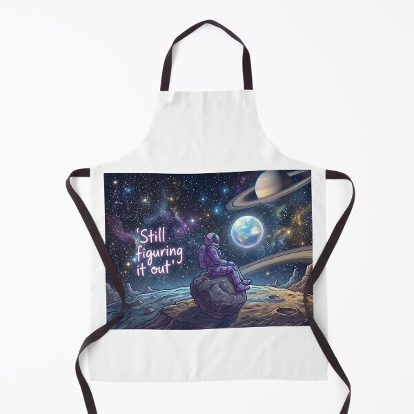 Item preview, Still Figuring It Out Astronaut Aesthetic Space Art designed and sold by MCV-Designs.