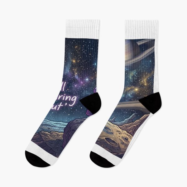 Item preview, Still Figuring It Out Astronaut Aesthetic Space Art designed and sold by MCV-Designs.