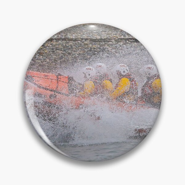 Item preview, Inshore lifeboat on call in Conwy with a rough tide  designed and sold by Ribster13.
