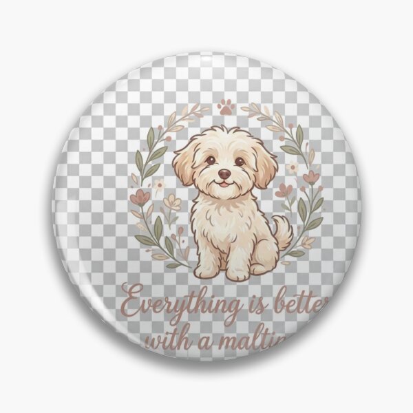 Item preview, Everything is better with a maltipoo  designed and sold by Puppy Art.
