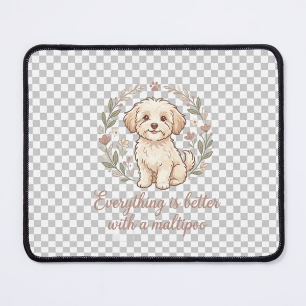 Item preview, Everything is better with a maltipoo designed and sold by Puppy Art.