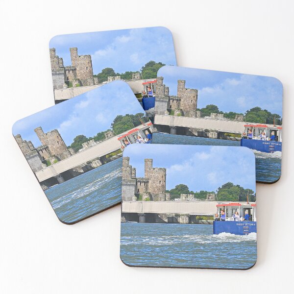 Item preview, Conwy castle and Conwy Sightseeing cruises on the river  designed and sold by Ribster13.