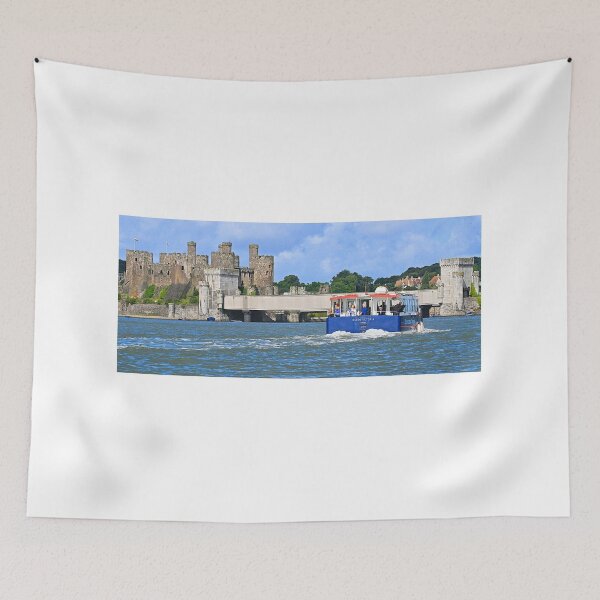 Item preview, Conwy castle and Conwy Sightseeing cruises on the river  designed and sold by Ribster13.