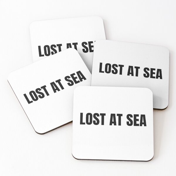 Item preview, Lost at Sea (Black) designed and sold by ShipCrewNation.