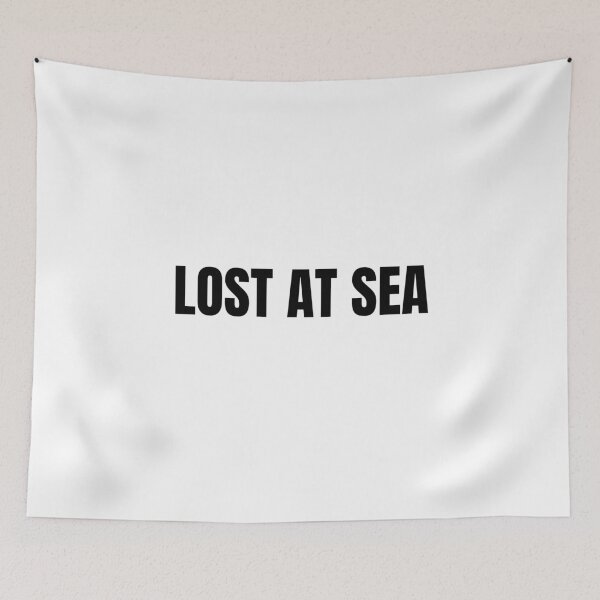 Item preview, Lost at Sea (Black) designed and sold by ShipCrewNation.