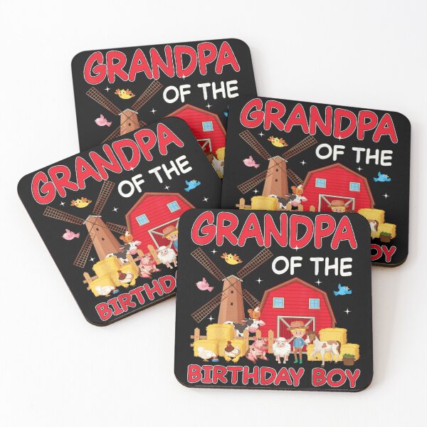 Item preview, Grandpa Of The Birthday Boy Farm Animals Barn Yard Birthday Party designed and sold by MassonCalepon.