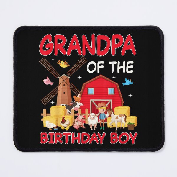 Item preview, Grandpa Of The Birthday Boy Farm Animals Barn Yard Birthday Party designed and sold by MassonCalepon.