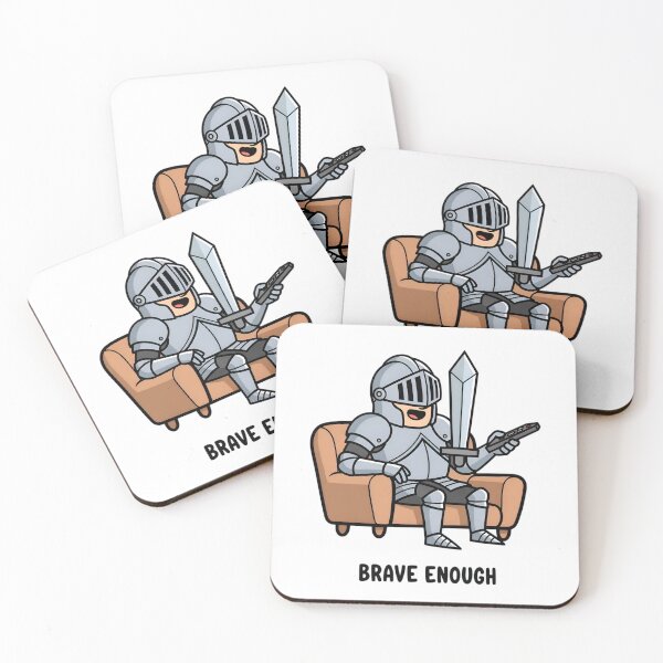 Item preview, Brave Enough Knight Couch Potato designed and sold by AbanoubStore.