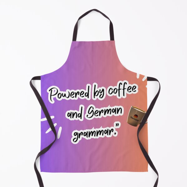 Item preview, I am powered by coffee and German grammar designed and sold by kaother.