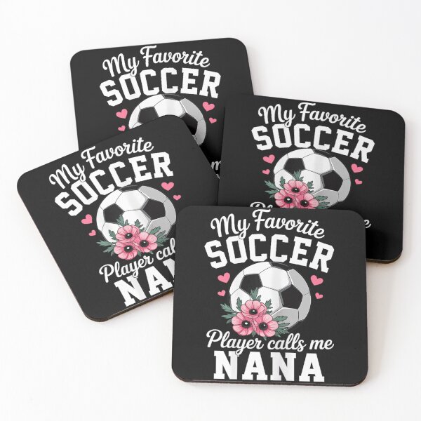 Item preview, My Favorite Soccer Player Calls Me Nana Soccer Grandma Floral Ball designed and sold by MassonCalepon.
