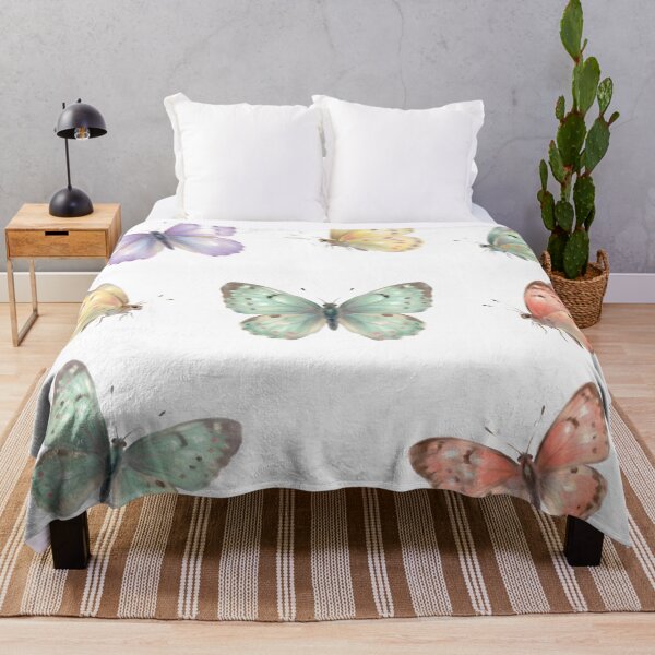 Item preview, Impressionist Butterfly Collection in Soft Pastel Harmony designed and sold by BrunoLinuxArt.