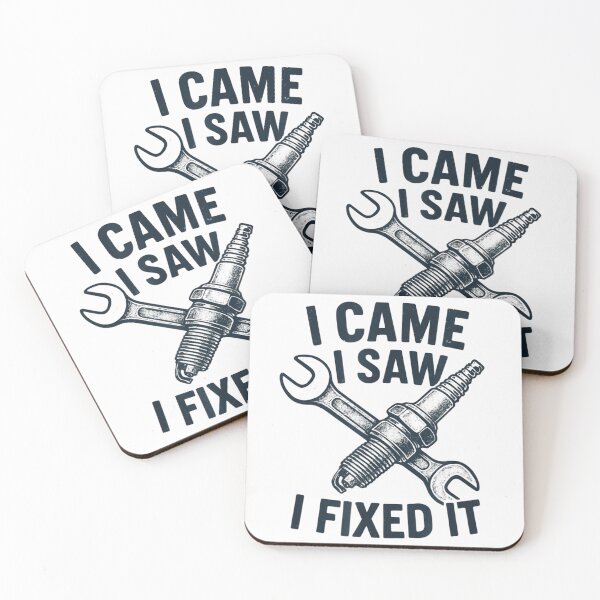 Item preview, I Came I Saw I Fixed It Funny Mechanic Handyman Tools designed and sold by MassonCalepon.