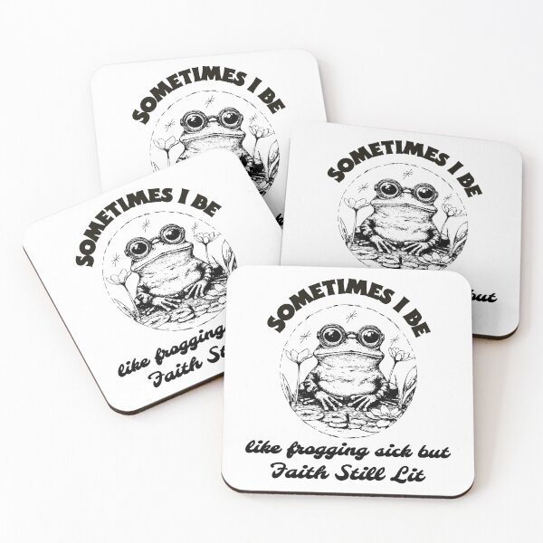 Artikelvorschau, Lustiges Frosch-Meme – Frosch krank, aber Faith Lit Tee entworfen und verkauft von Bellynza.