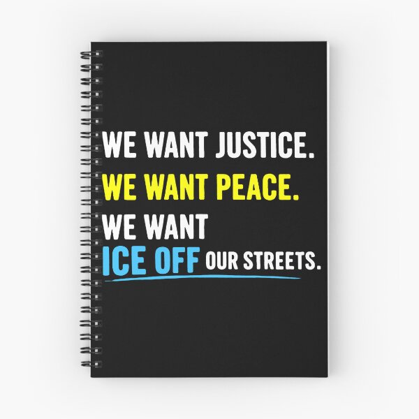 Item preview, We Want Justice. We Want Peace. We Want Ice Off Our Streets designed and sold by sawczy-shop.
