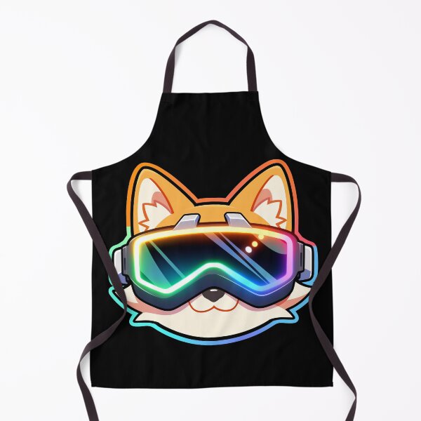 Item preview, Neon VR Corgi Face with Cyberpunk dog Kawaii Gamer for Youth designed and sold by lematworks.
