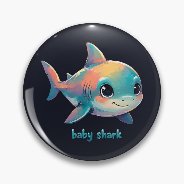 Item preview, Cute Baby Shark Design designed and sold by sks-ai-artist.