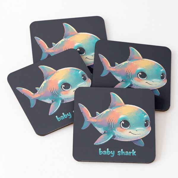 Item preview, Cute Baby Shark Design designed and sold by sks-ai-artist.