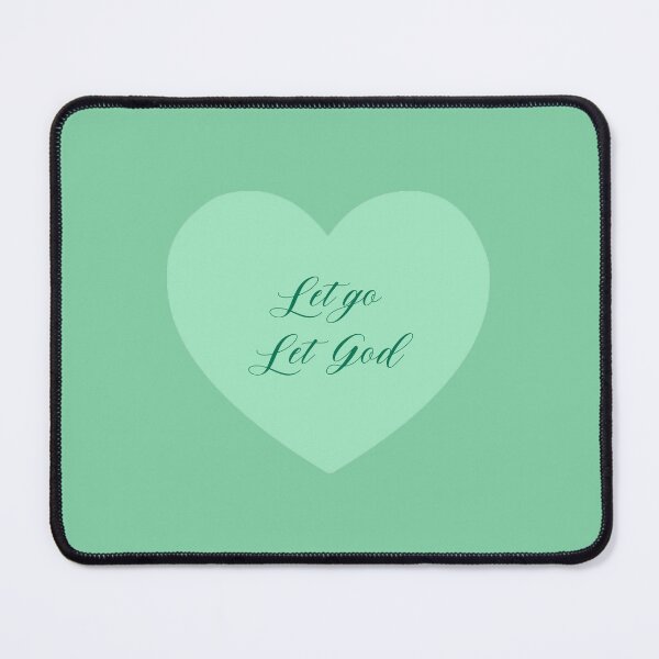 Item preview, LET GO LET GOD | GREEN HEART designed and sold by thehappyintrovert .