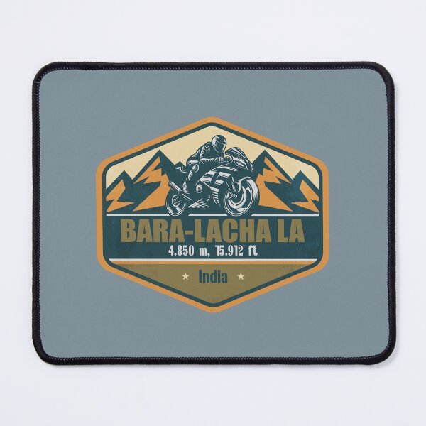 Item preview, Bara Lacha La Himalaya India Biker Badge designed and sold by CynthiaGraphics.