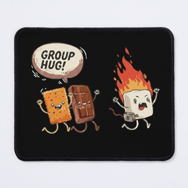 Item preview, Funny S'mores Group Hug - Cute Toasted Marshmallow Chocolate Cracker designed and sold by haitrieuic96.