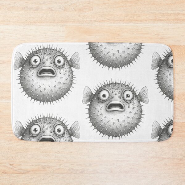 Item preview, A small pufferfish on the verge of a nervous breakdown designed and sold by AdCoL.