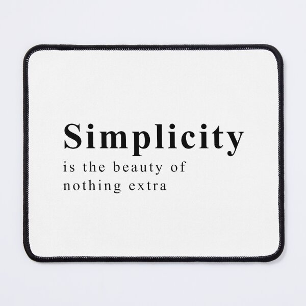 Item preview, Cool design for Simplicity definition designed and sold by YOSPACE.